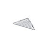 Καλάθι γωνιακό σχαρωτό RETI 9636 Χρωμέ KARAG 21x21x3cm
