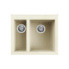 Νεροχύτης κουζίνας QUADRA 150 Bianco Antico 62 ELLECI 59x50cm