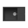 Νεροχύτης κουζίνας UNICO 310 Nero 40 ELLECI 78x50cm