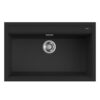 Νεροχύτης κουζίνας BEST 130 Black 86 ELLECI 79x51cm