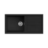 Νεροχύτης κουζίνας BEST 480 Black 86 ELLECI 100x51cm