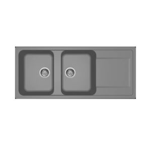Νεροχύτης κουζίνας LIFE 500 Titanium 73 ELLECI 116x50cm