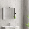Καθρέπτης ανοιγόμενος με δύο πόρτες Ice Oak 8902 Collection:NEW KARAG 75x13x60cm