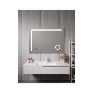 FRAMELESS MIRROR LED 120x70 WITH MAGNIFIER [FOCUS-02]