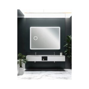 FRAMELESS MIRROR LED 120x90 WITH  3X MAGNIFIER [FOCUS-03]