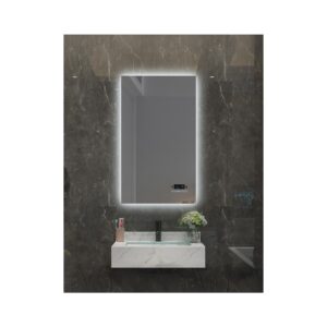 FRAMELESS MIRROR LED 70x120 WITH BLUETOOTH [GLIMM-01]