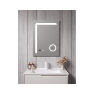 FRAMELESS MIRROR LED 70x120 WITH MAGNIFIER [FOCUS-01]