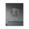 MIRROR LED WITH ALUM.FRAME 80Φ BLACK [VISTA-02]