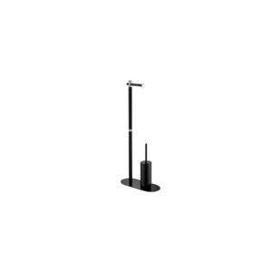 SINGLE POLE TOILET PAPER WITH BRUSH HOLDER  [TAILA-02]