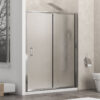 Καμπίνα από τοίχο σε τοίχο με fabric κρύσταλλο NEW FLORA 500 Cromo KARAG 150x180cm