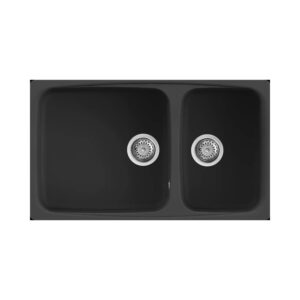 Νεροχύτης κουζίνας FOX 450 Nero 40 ELLECI 86,4x50,3cm