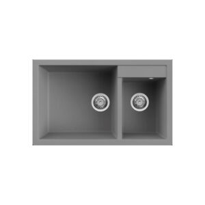 Νεροχύτης κουζίνας QUADRA 440 Titanium 73 ELLECI 81,5x50cm