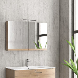 Καθρέπτης URBAN 90 με 2 Πόρτες Elvezia 8502 900x130x600mm KARAG