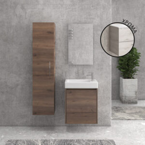 Βάση με ανοιγόμενη πόρτα Ice Oak 8902 NEW MINOS 55 KARAG 53,5x34x55cm