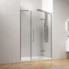 Καμπίνα από τοίχο σε τοίχο με διάφανο κρύσταλλο TINOS 600 Cromo KARAG 145x200cm