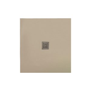 Ντουζιέρα τετράγωνη υψηλής αντοχής CLASSIC Beige KARAG 90x90cm