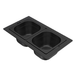 Μπολ ανοξείδωτο για νεροχύτη SINTESI Frame Black KF012100BK ELLECI