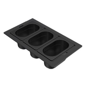 Μπολ ανοξείδωτο για νεροχύτη SINTESI Frame Black KF013100BK ELLECI