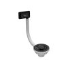 Βαλβίδα νεροχύτη FLOW-PRO Black και υπερχείλιση KITWPT-F-1VSELL-BK ELLECI