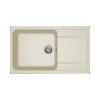 Νεροχύτης κουζίνας LIFE 410 Bianco Antico 62 ELLECI 86x50cm