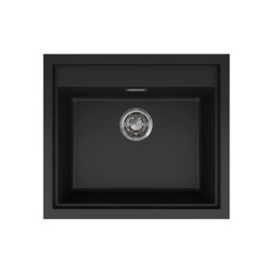 Νεροχύτης κουζίνας SINTESI 105 Black 86 ELLECI 57x50cm