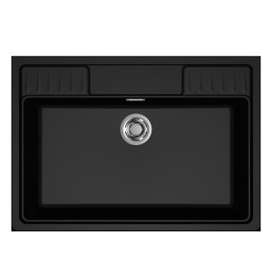 Νεροχύτης κουζίνας SPAZIO 900 Black 86 ELLECI 90x63,5cm