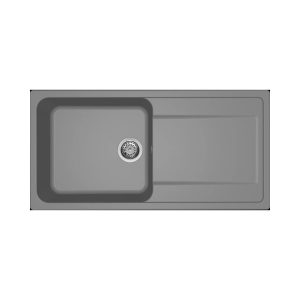 Νεροχύτης κουζίνας LIFE 480 Titanium 73 ELLECI 100x50cm