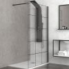 Σταθερό κρύσταλλο frame FREE Black KARAG 80x200cm