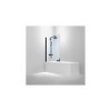 BATH SCREEN WITH PIVOT 700x1400mm [GLAME-02]