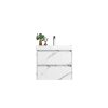 Βάση PVC με δύο συρτάρια και νιπτήρα Marble IVA 60 KARAG 60x47x51cm