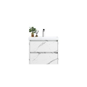 Βάση PVC με δύο συρτάρια και νιπτήρα Marble IVA 60 KARAG 60x47x51cm