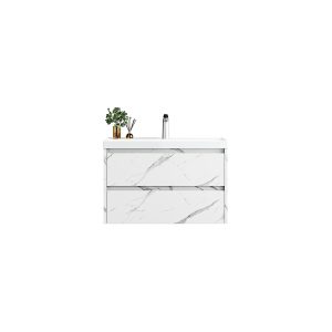 Βάση PVC με δύο συρτάρια και νιπτήρα Marble IVA 80 KARAG 80x50x51cm