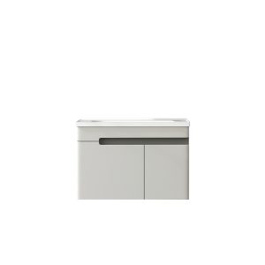 Βάση PVC με δύο πόρτες και νιπτήρα Light Grey NESSE 60 KARAG 60x47x50cm
