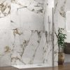 Σταθερή Walk-In Καμπίνα με Διάφανο Κρύσταλλο Nano 8mm Cromo KARAG 80x180cm (Σταθερή Αντηρίδα)