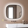 Καθρέπτης LED SHARON Oro 30780CI 60x70cm αναστρέψιμος με τυπωμένο πλαίσιο KARAG